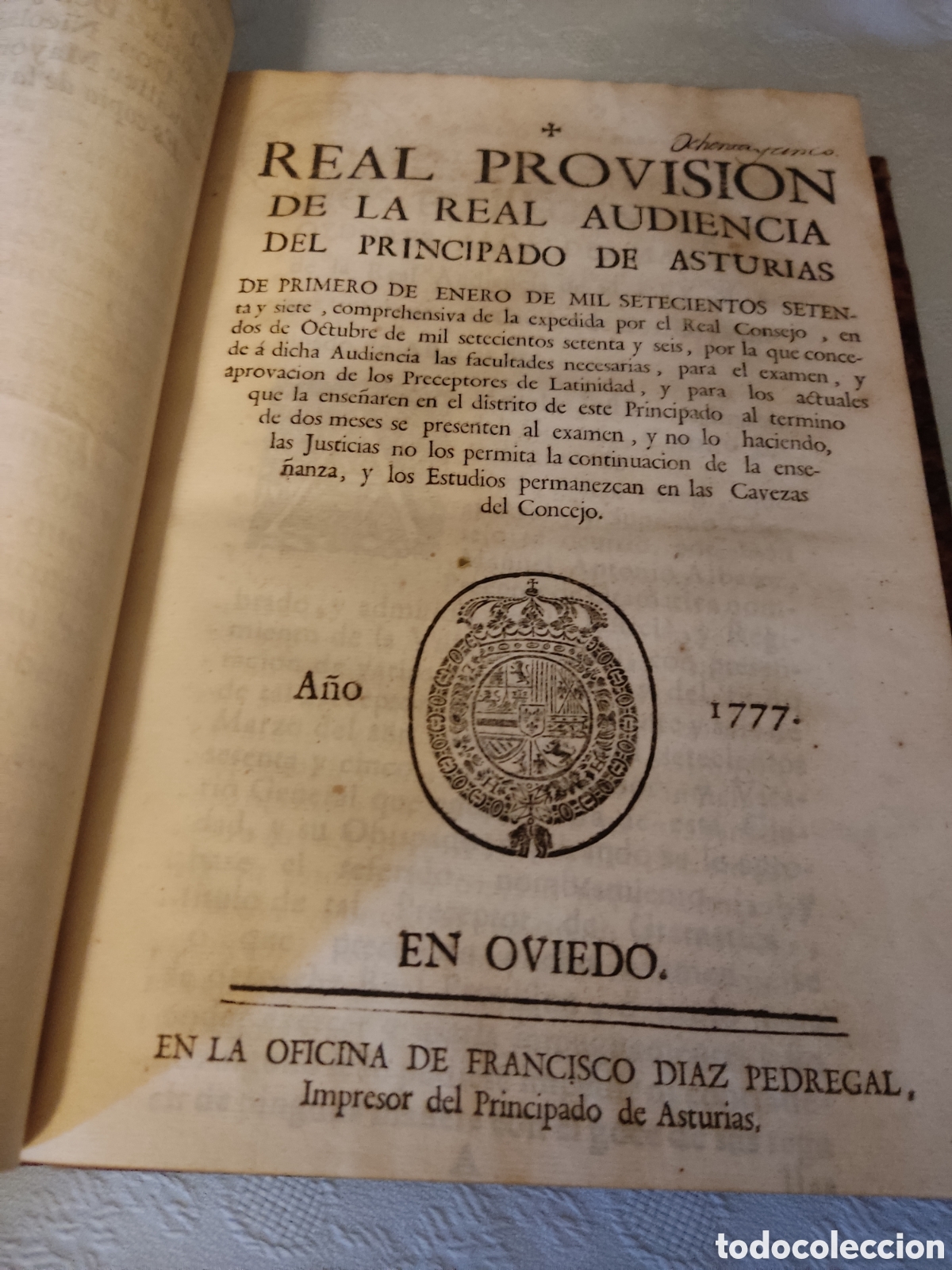 Libros antiguos: Cedulas reales XII 1771 a 1778 - Foto 15