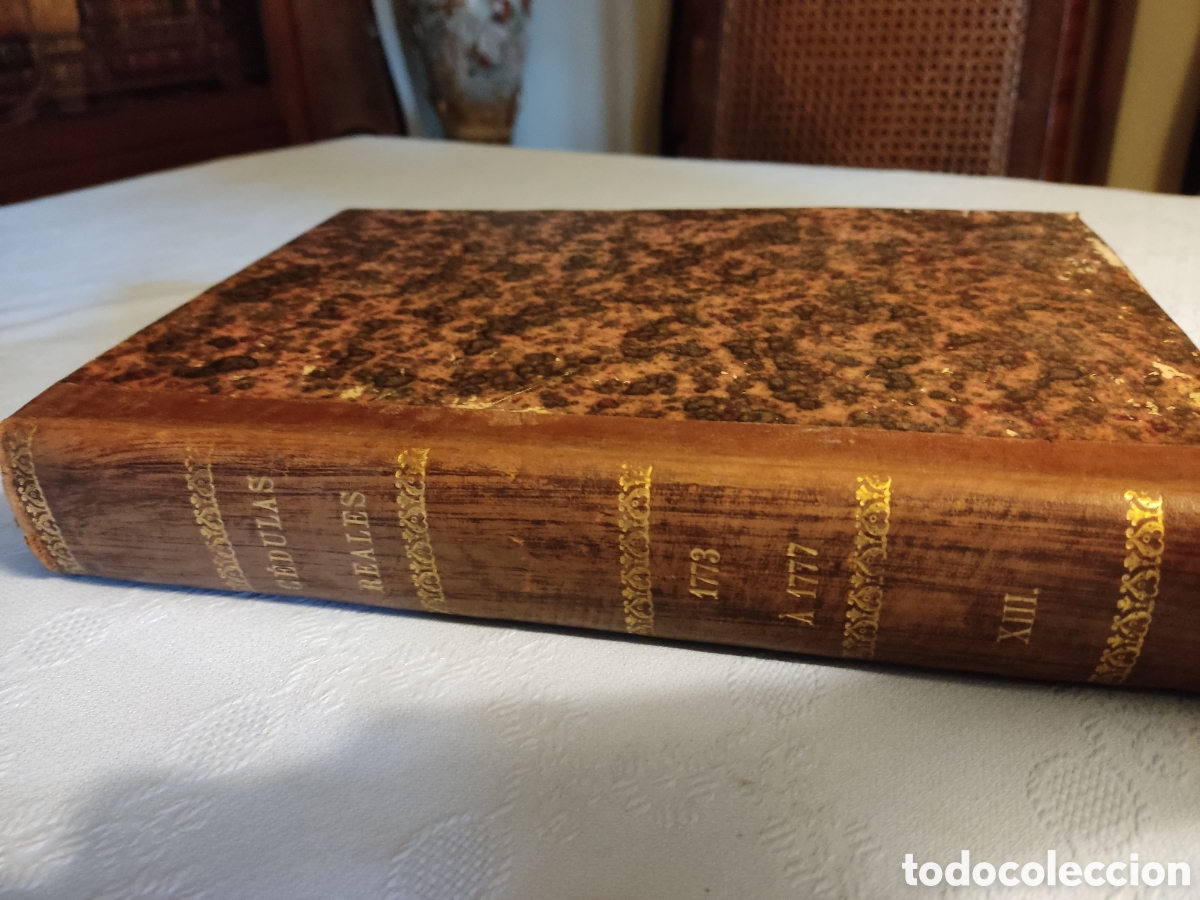 Libros antiguos: Cedulas reales XIII 1773 a 1777 - Foto 2