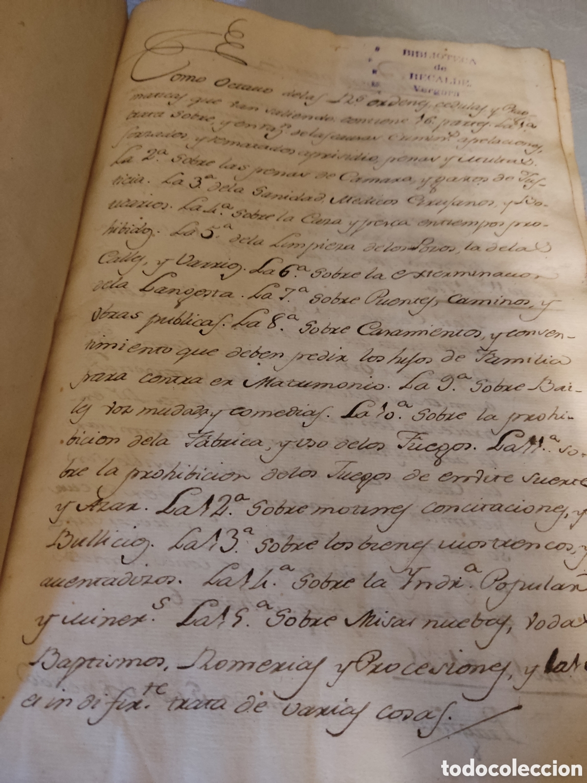 Libros antiguos: Cedulas reales XIII 1773 a 1777 - Foto 4
