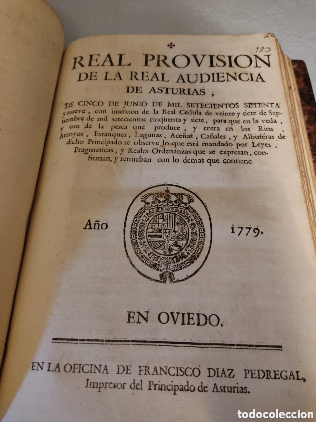 Libros antiguos: Cedulas reales XIII 1773 a 1777 - Foto 12