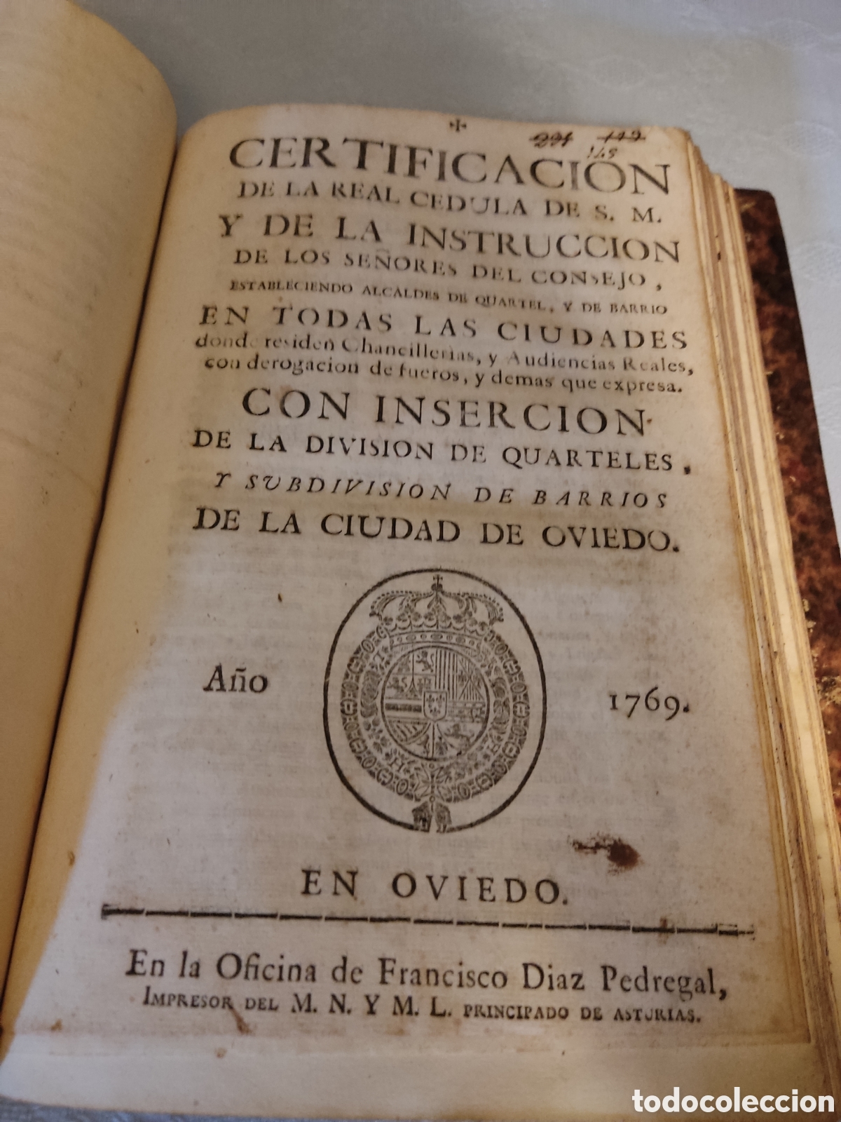 Libros antiguos: Cedulas reales XIII 1773 a 1777 - Foto 13