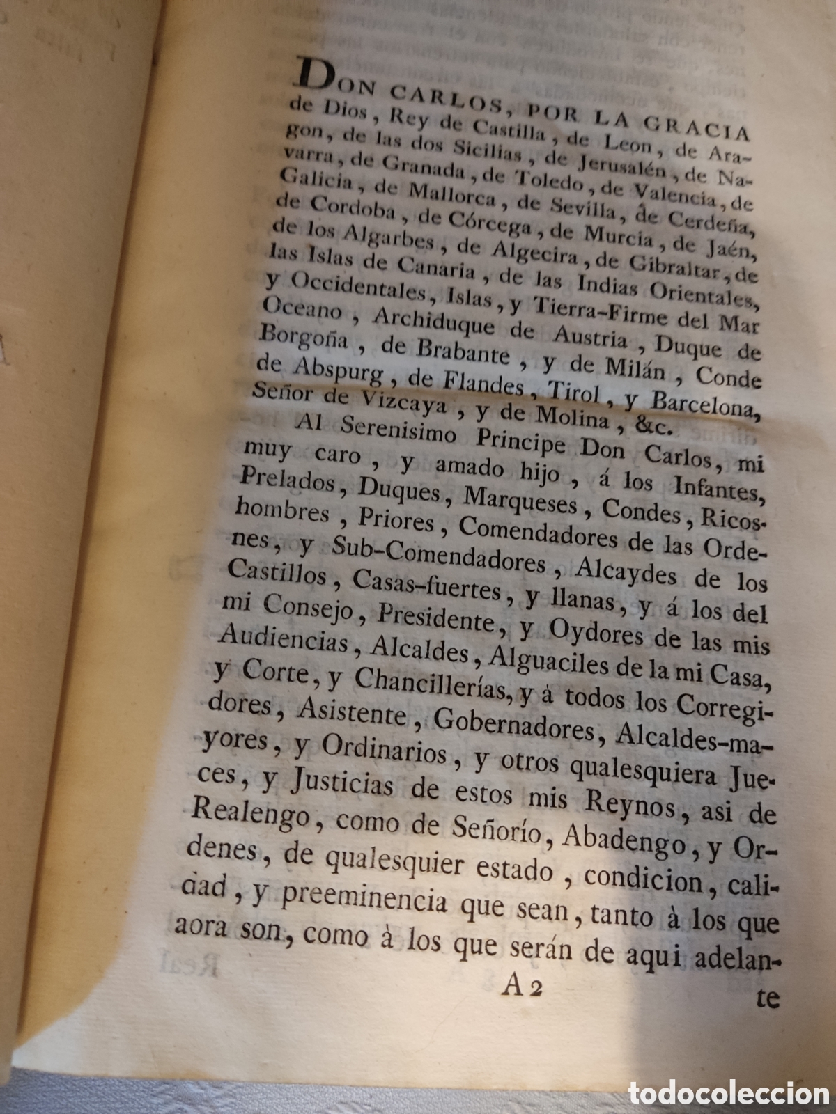 Libros antiguos: Cedulas reales XIV 1776 a 1784 - Foto 6