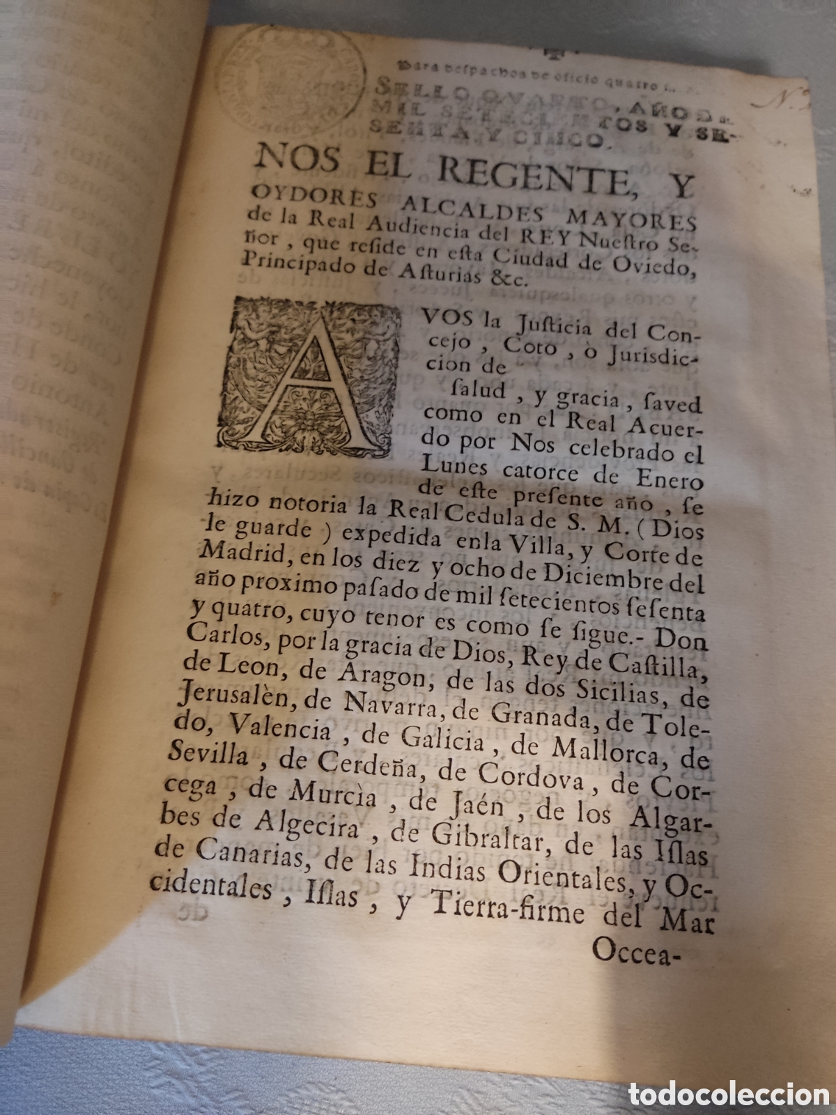 Libros antiguos: Cedulas reales XIV 1776 a 1784 - Foto 8