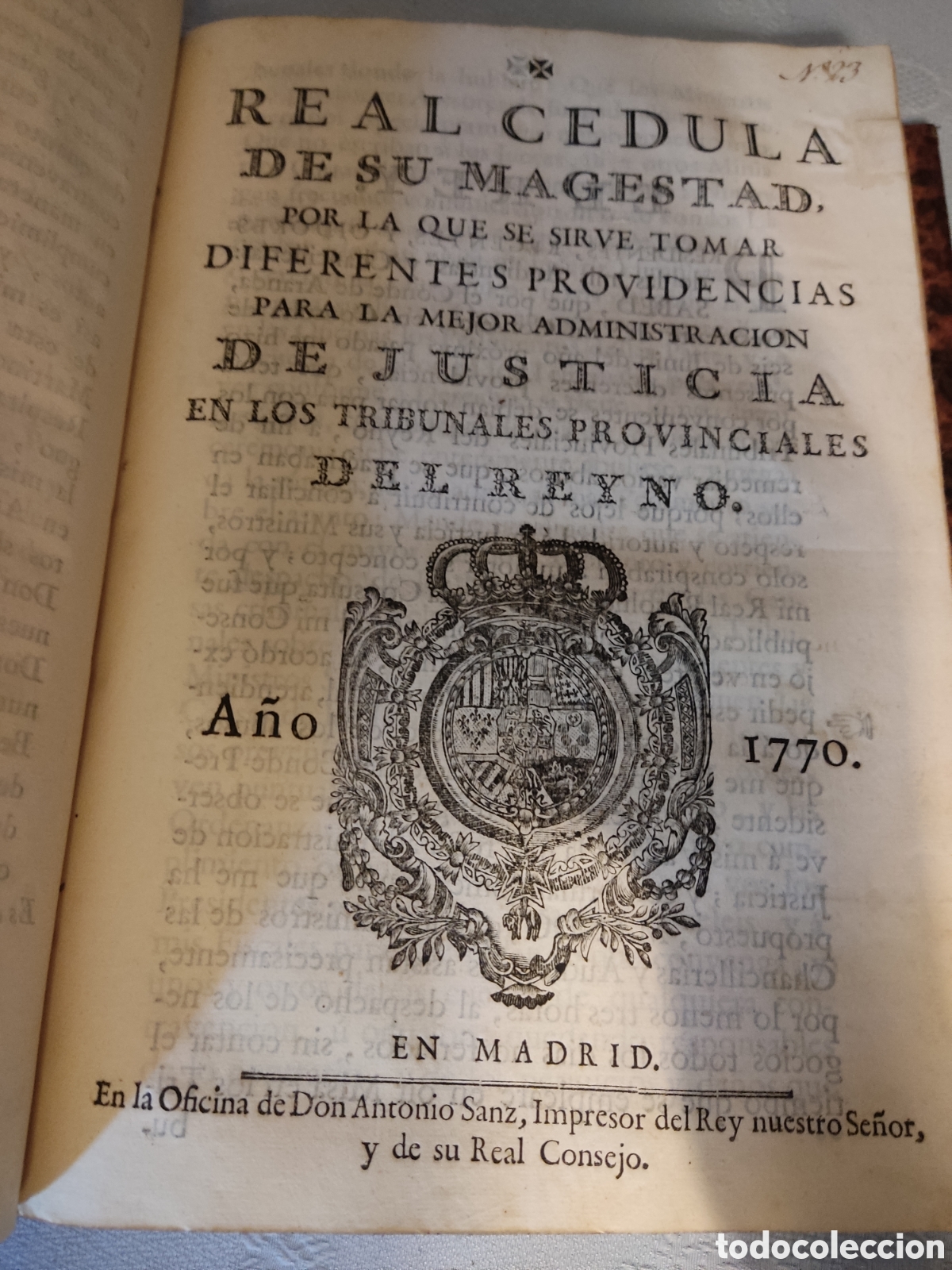 Libros antiguos: Cedulas reales XIV 1776 a 1784 - Foto 11