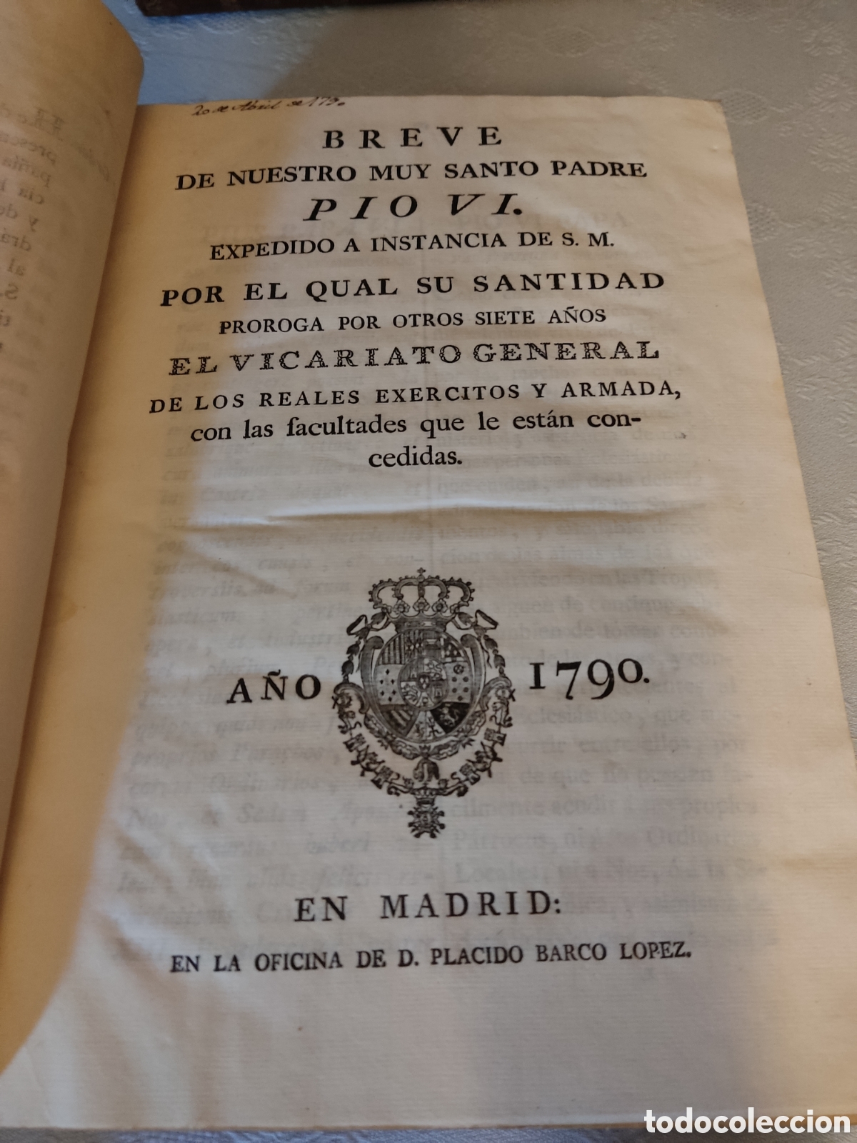 Libros antiguos: Cedulas reales XVI 1790 a 1795 - Foto 6