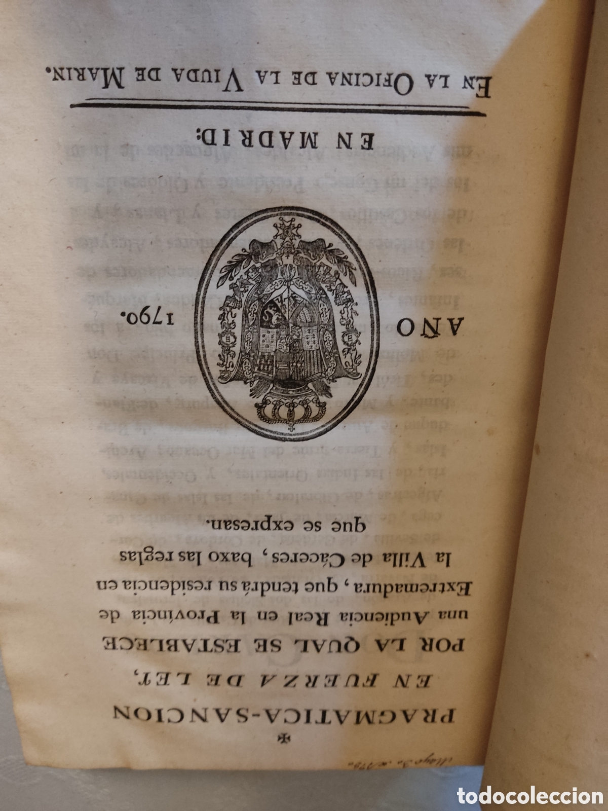 Libros antiguos: Cedulas reales XVI 1790 a 1795 - Foto 7