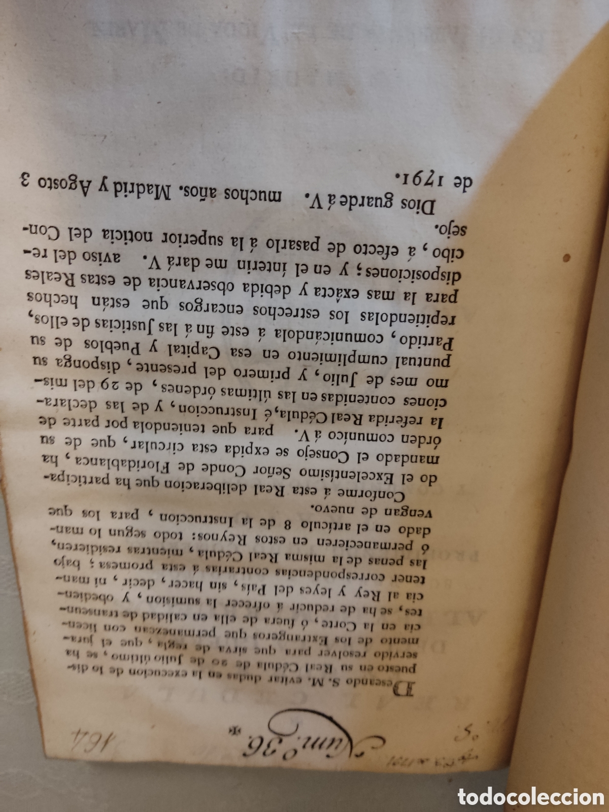 Libros antiguos: Cedulas reales XVI 1790 a 1795 - Foto 12