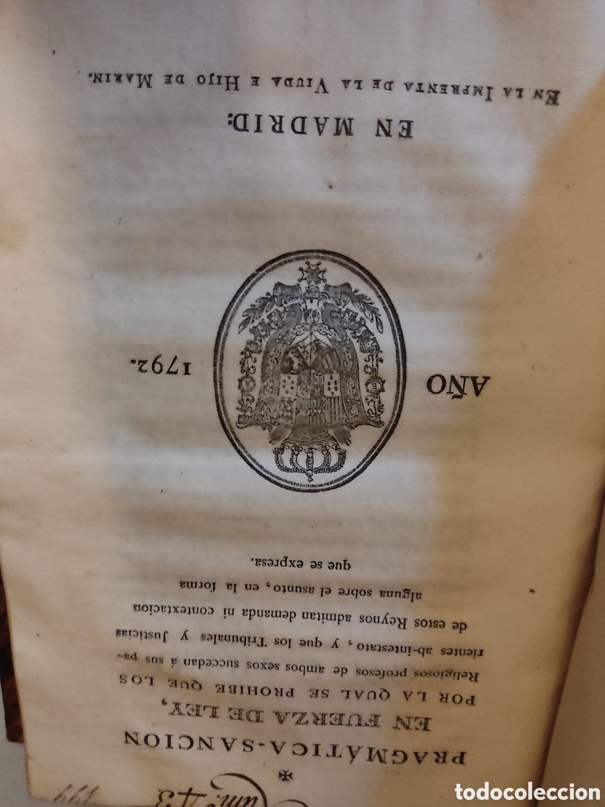 Libros antiguos: Cedulas reales XVI 1790 a 1795 - Foto 13