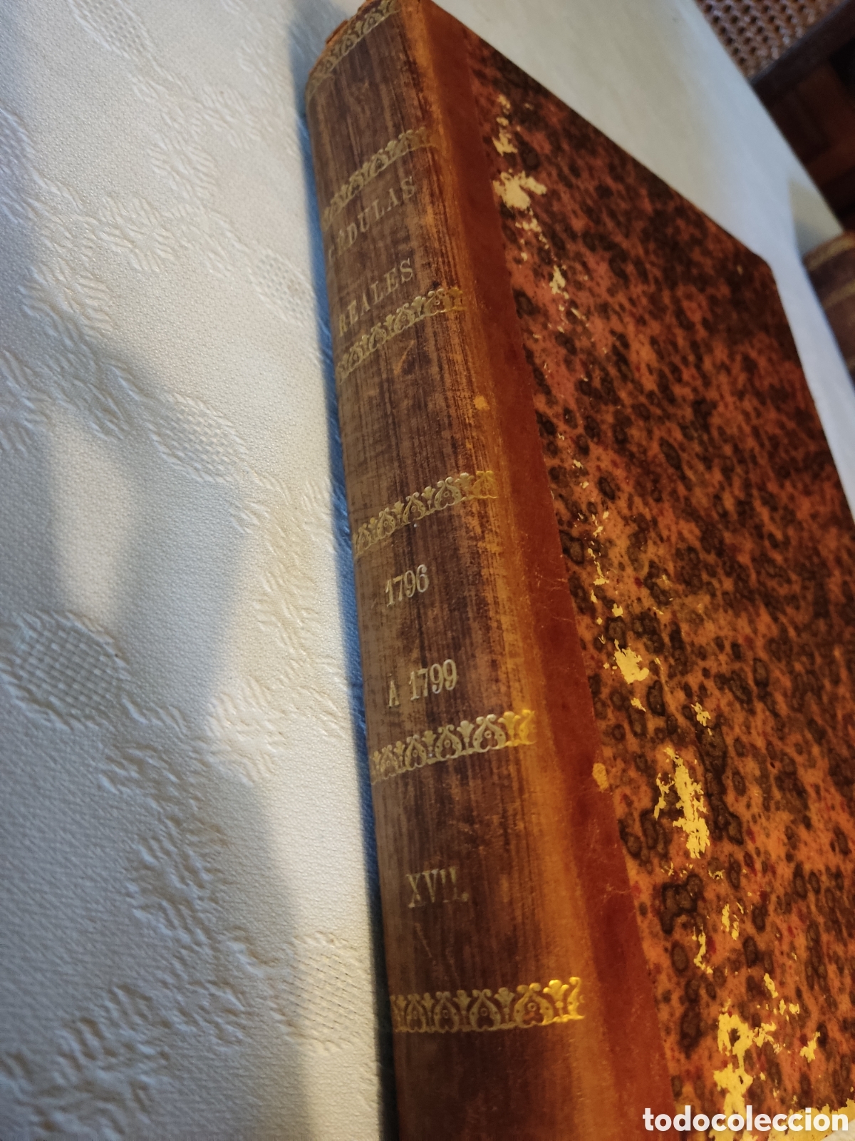 Libros antiguos: Cedulas reales XVII 1796 a 1799 - Foto 2