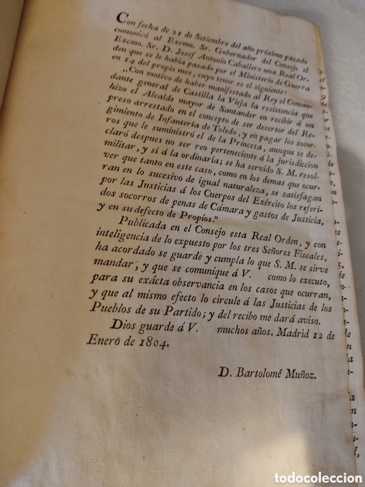 Libros antiguos: Cedulas reales XIX 1804 a 1806 - Foto 3