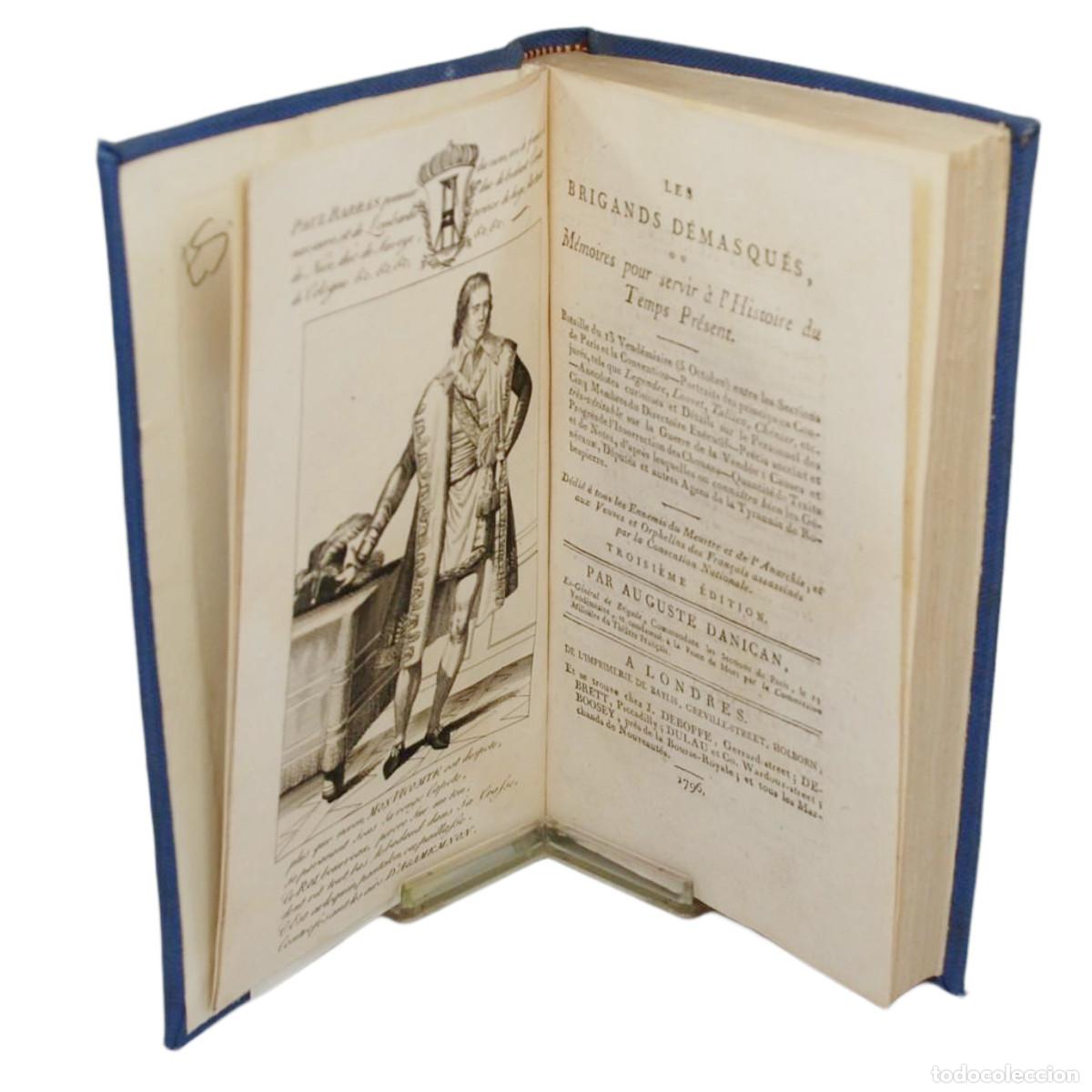 Libros antiguos: AUGUSTE DANICAN - LES BRIGANDS DEMASQUES - 1796 - Foto 3