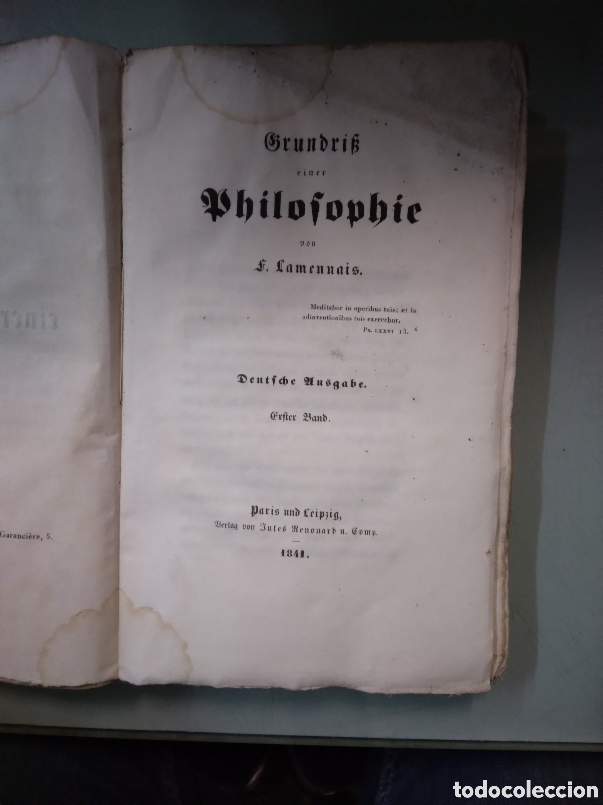 Libros antiguos: Philosophie Lamennais, 1841 - Foto 2