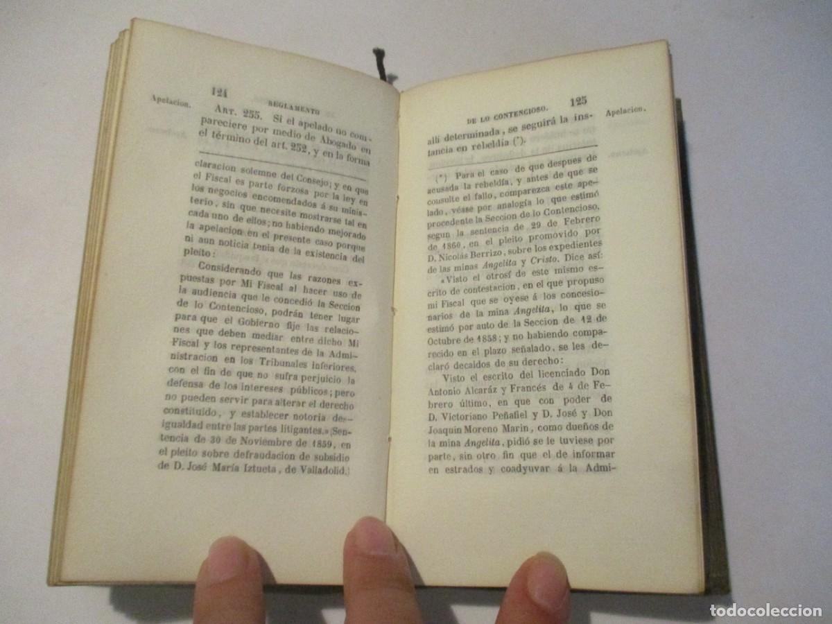 Libros antiguos: Reglamento sobre el modo de proceder el consejo de estado W22946 - Foto 4