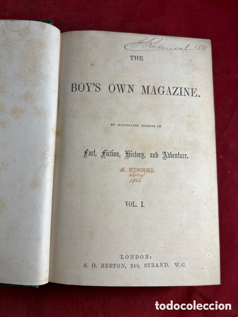 Libros antiguos: THE BOYS OWN MAGAZINE - Foto 4