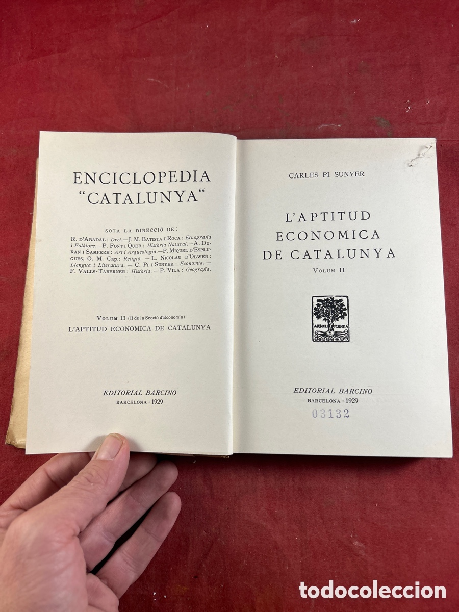 Old books: L&rsquo;APTITUD ECON&Oacute;MICA DE CATALUNYA