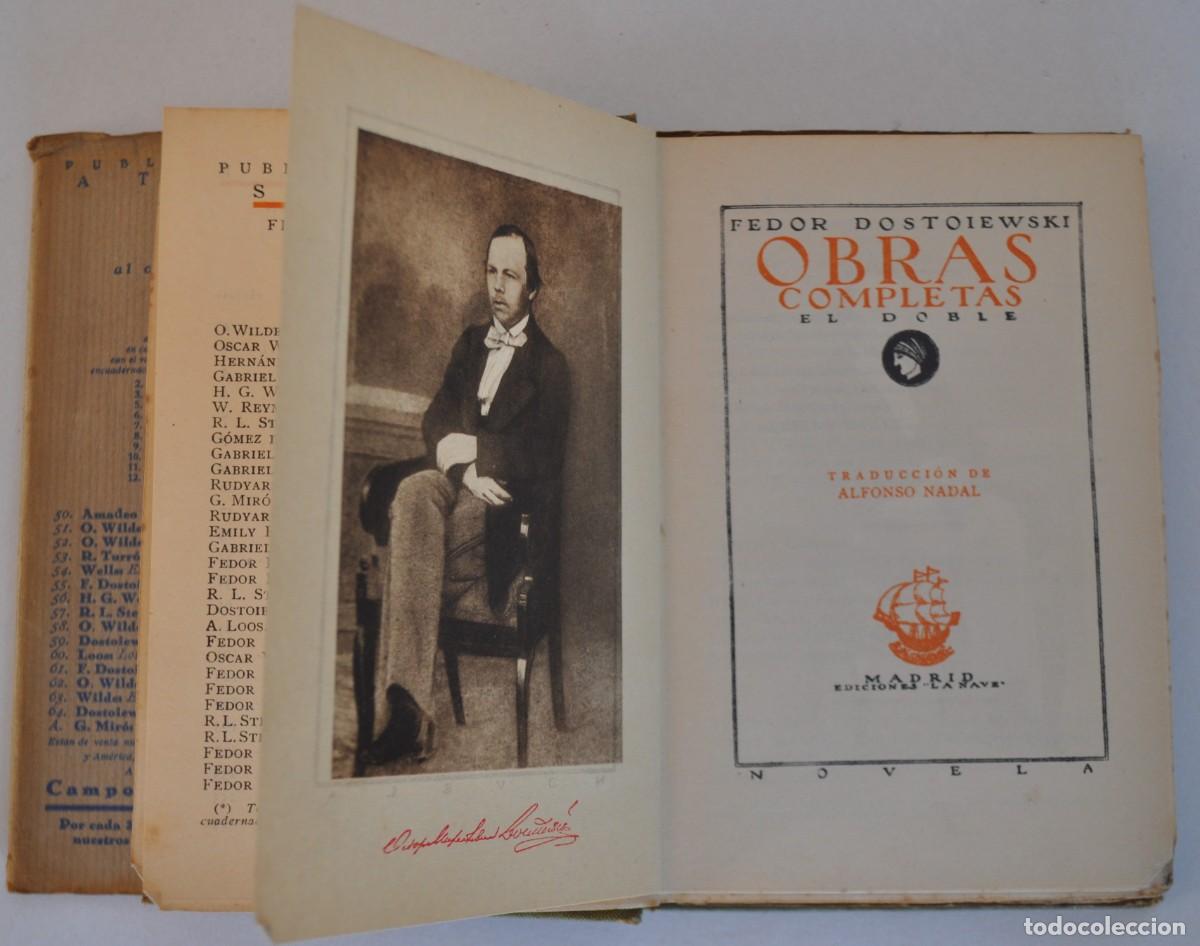Libros antiguos: DOSTOIEWSKI, FEDOR-EL DOBLE-1&ordf; Edici&oacute;n 1930 - Foto 5