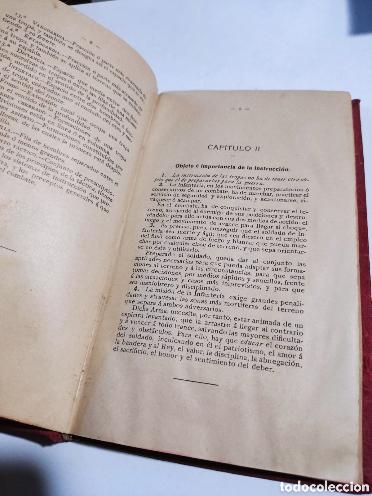 Libros antiguos: Libro instrucci&oacute;n t&aacute;ctica de las tropas de infanter&iacute;a 1908 - Foto 5