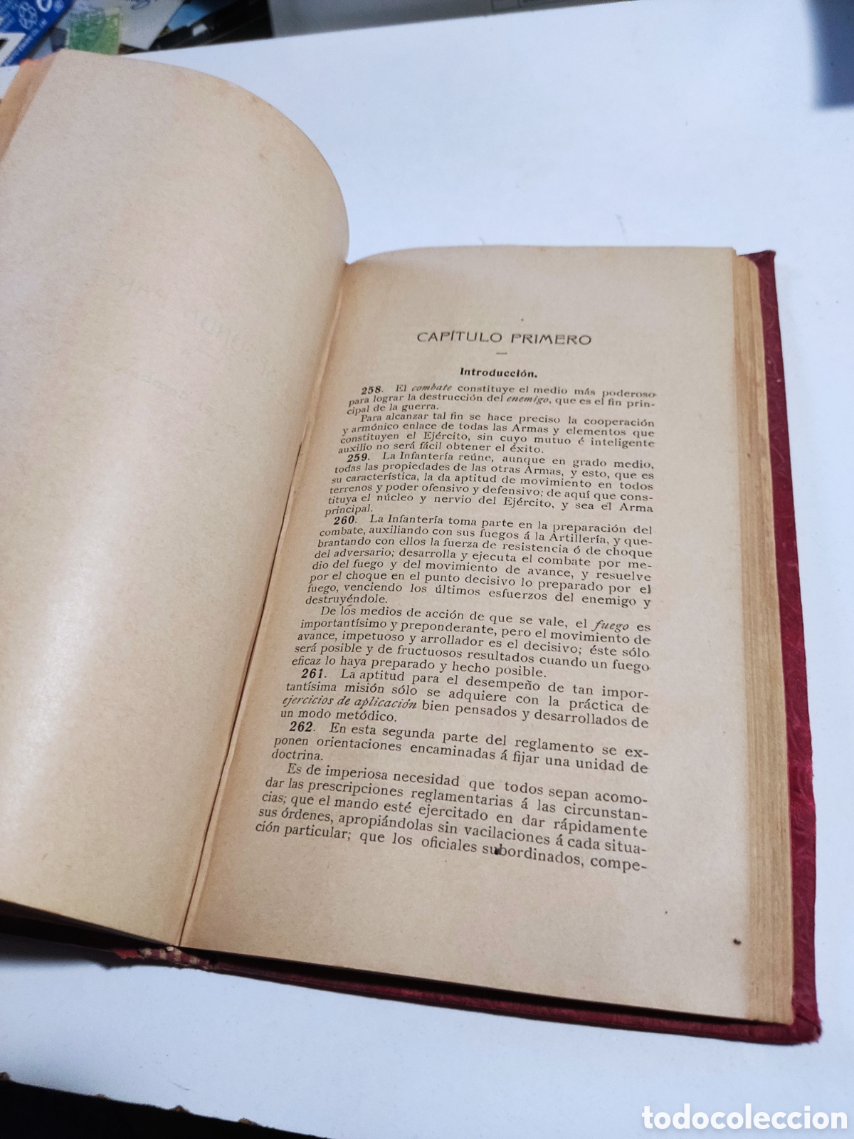 Libros antiguos: Libro instrucci&oacute;n t&aacute;ctica de las tropas de infanter&iacute;a 1908 - Foto 6