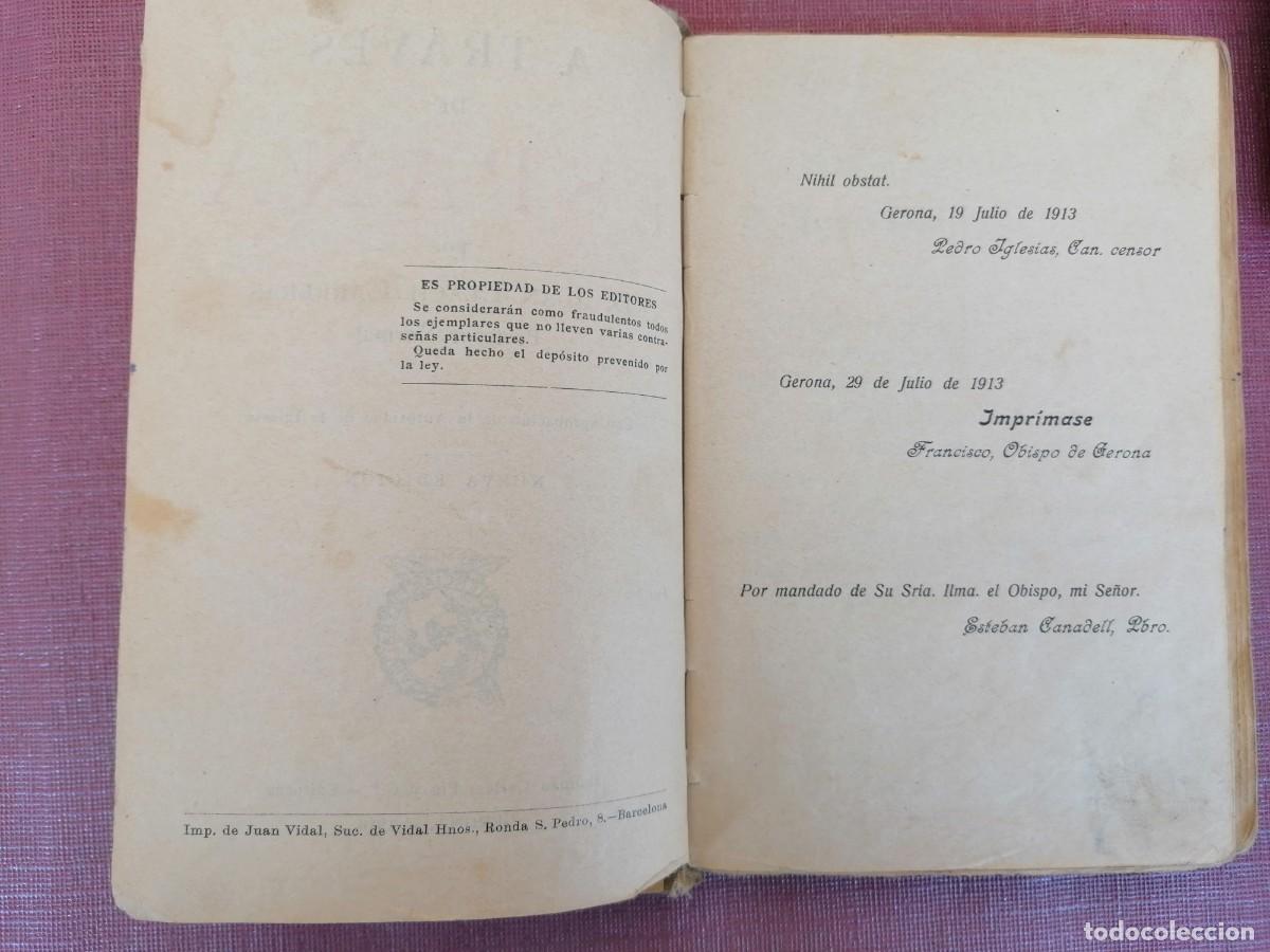 Libros antiguos: Libro de geograf&iacute;a A trav&eacute;s de Espa&ntilde;a - Foto 4