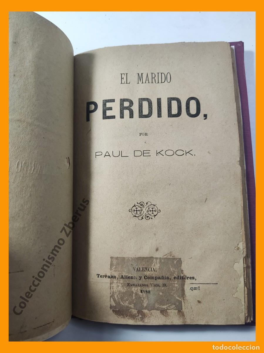 Libros antiguos: El marido perdido - Paul de Kock - Foto 3