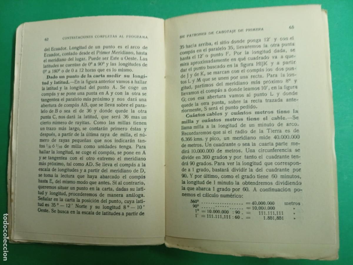 Libros antiguos: Antiguo libro PATRONES DE CABOTAJE. Tolosa 1931. - Foto 3