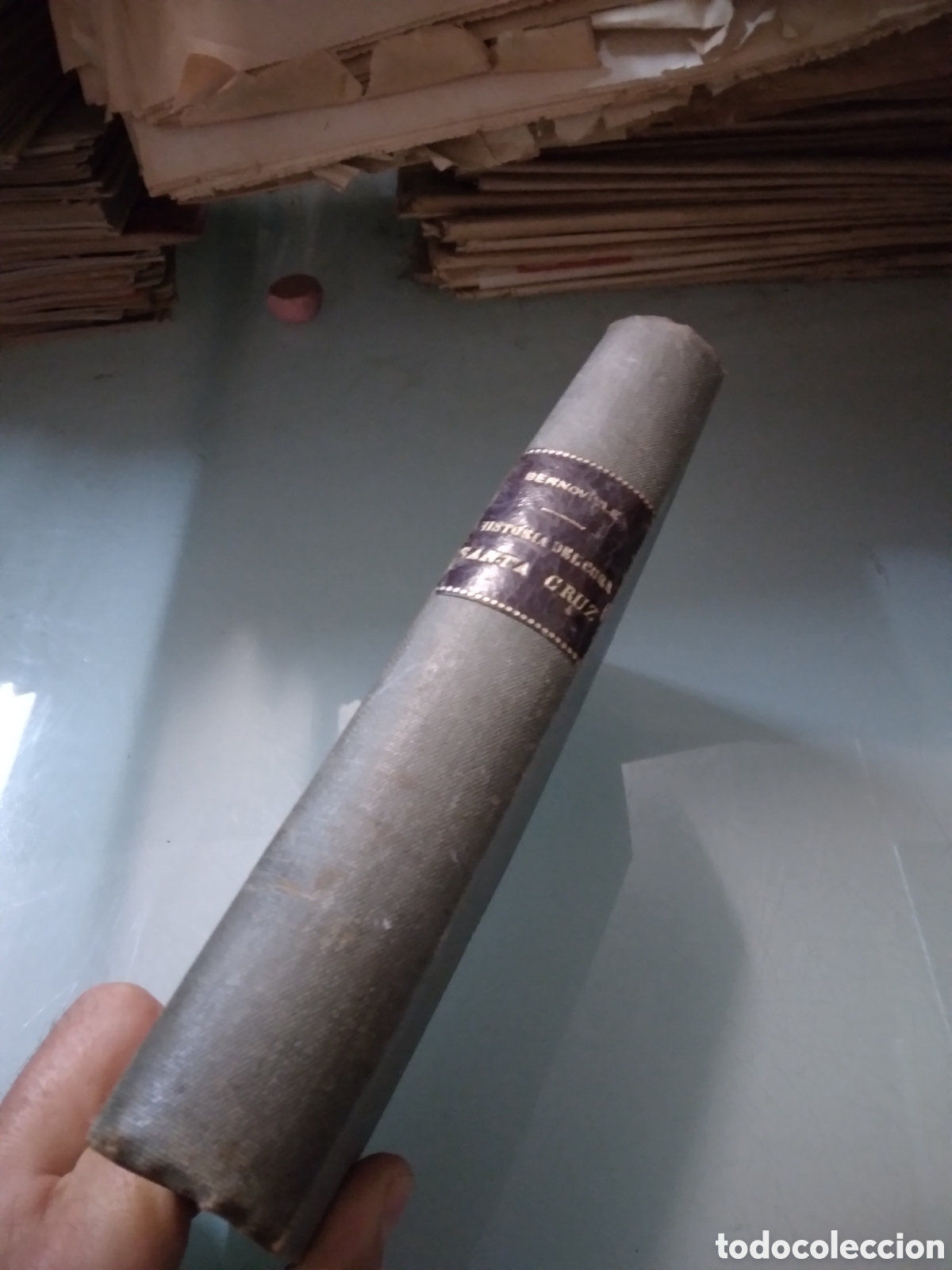 Livros antigos: La cruz sangrienta,Historia del cura Santa Cruz,