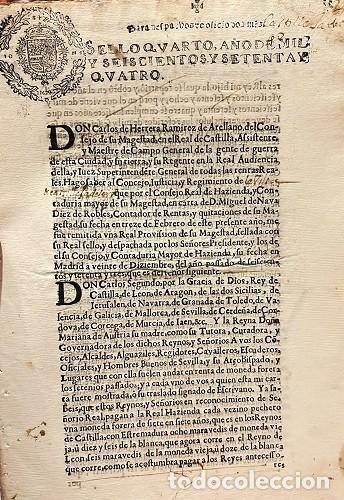 Old books: DON Carlos de Herrera Ram&iacute;rez de Arellano, del Consejo de su Magestad&hellip; Hago saber&hellip; (Al fin:) Sevi