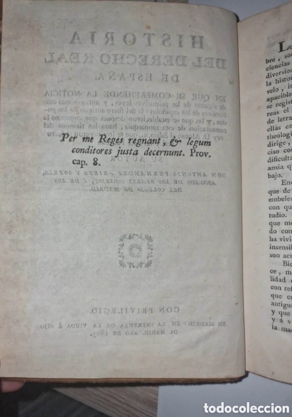Libros antiguos: Historia del derecho Real de Espa&ntilde;a - Foto 2