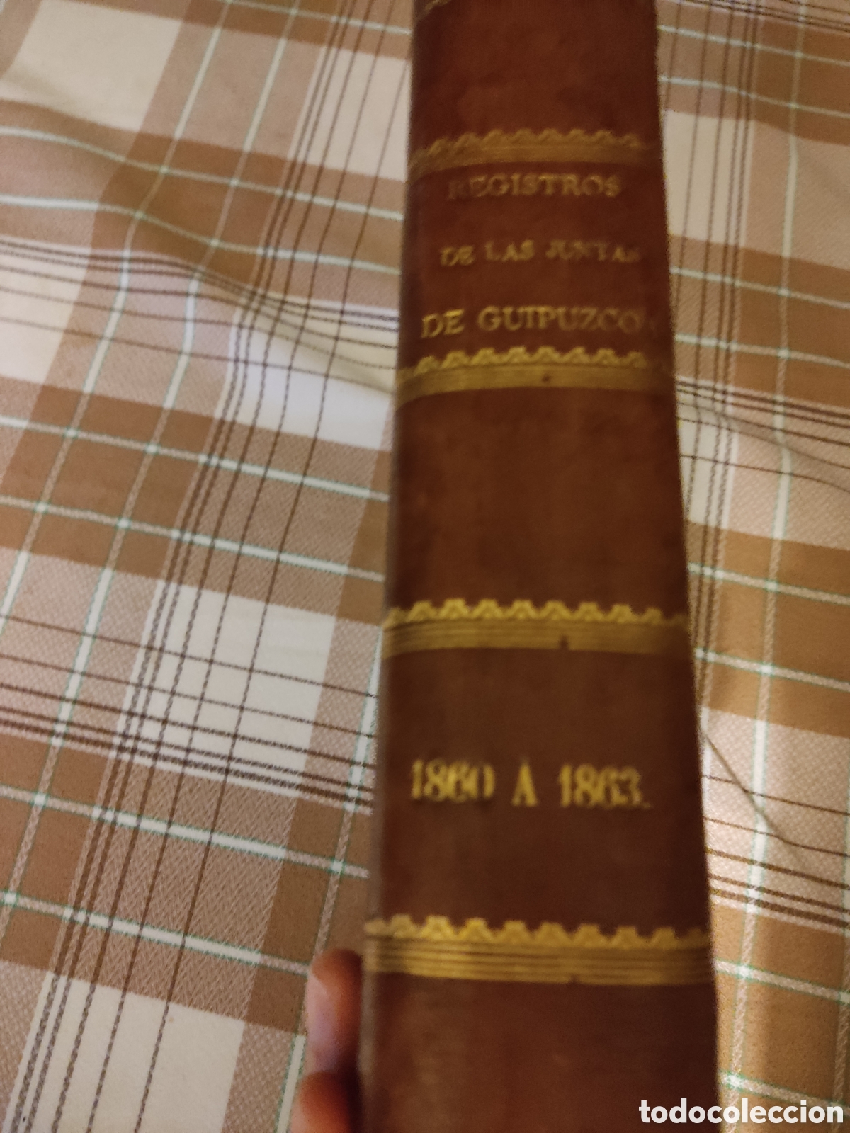 Old books: Registros de las juntas de guipuzcoa 1860 a 1863
