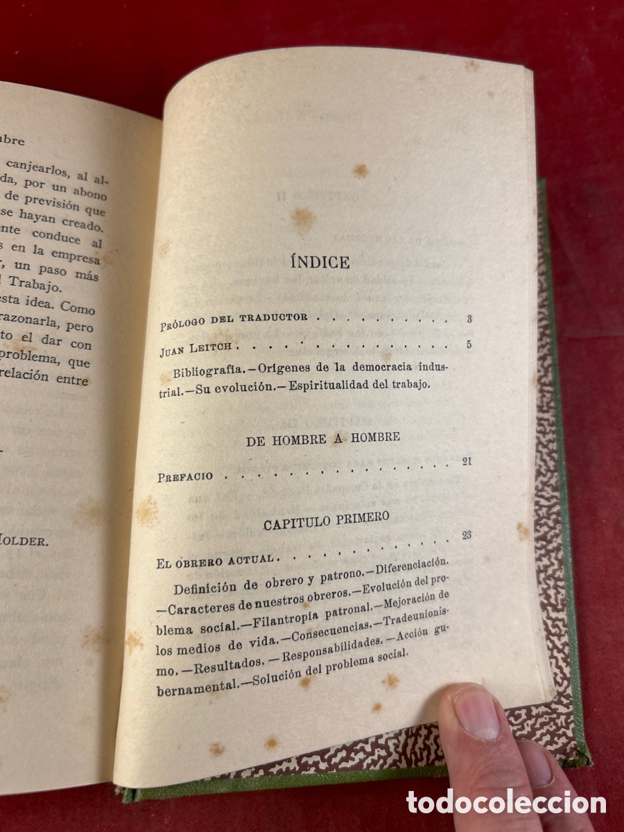 Libros antiguos: DE HOMBRE A HOMBRE - Foto 3
