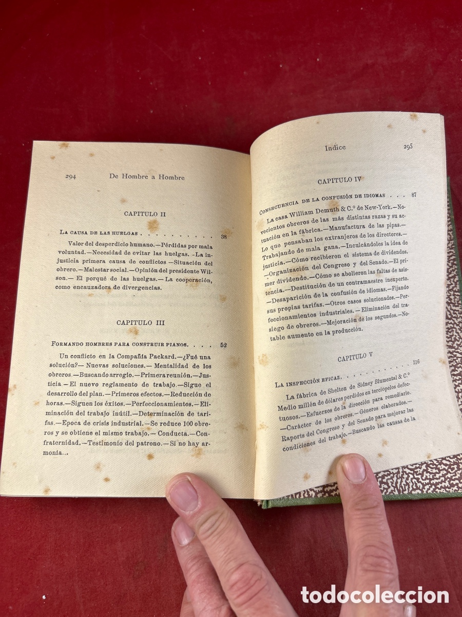 Libros antiguos: DE HOMBRE A HOMBRE - Foto 4
