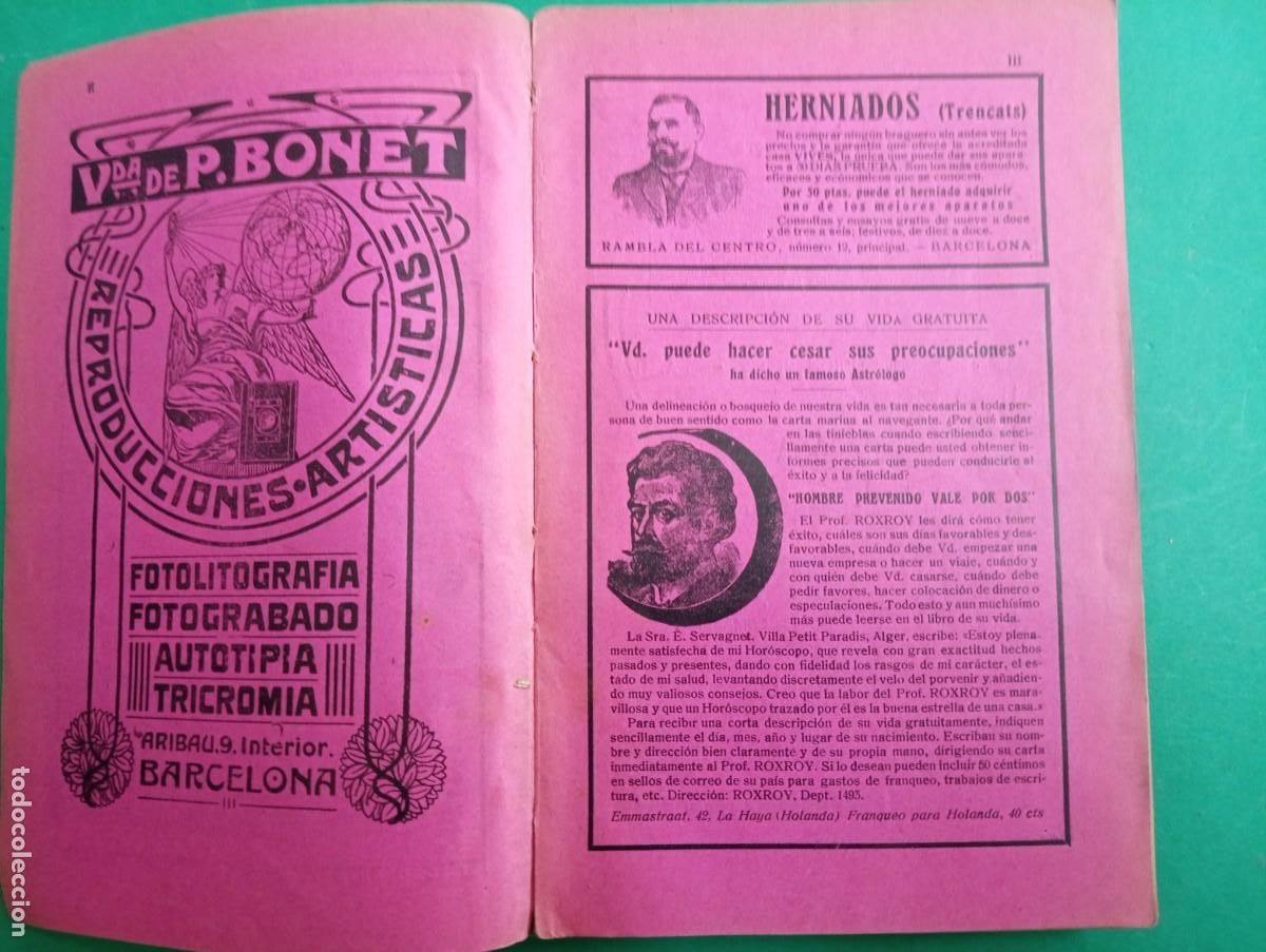 Libros antiguos: Antiguo libro El A&ntilde;o en la Mano 1927. Barcelona. - Foto 3