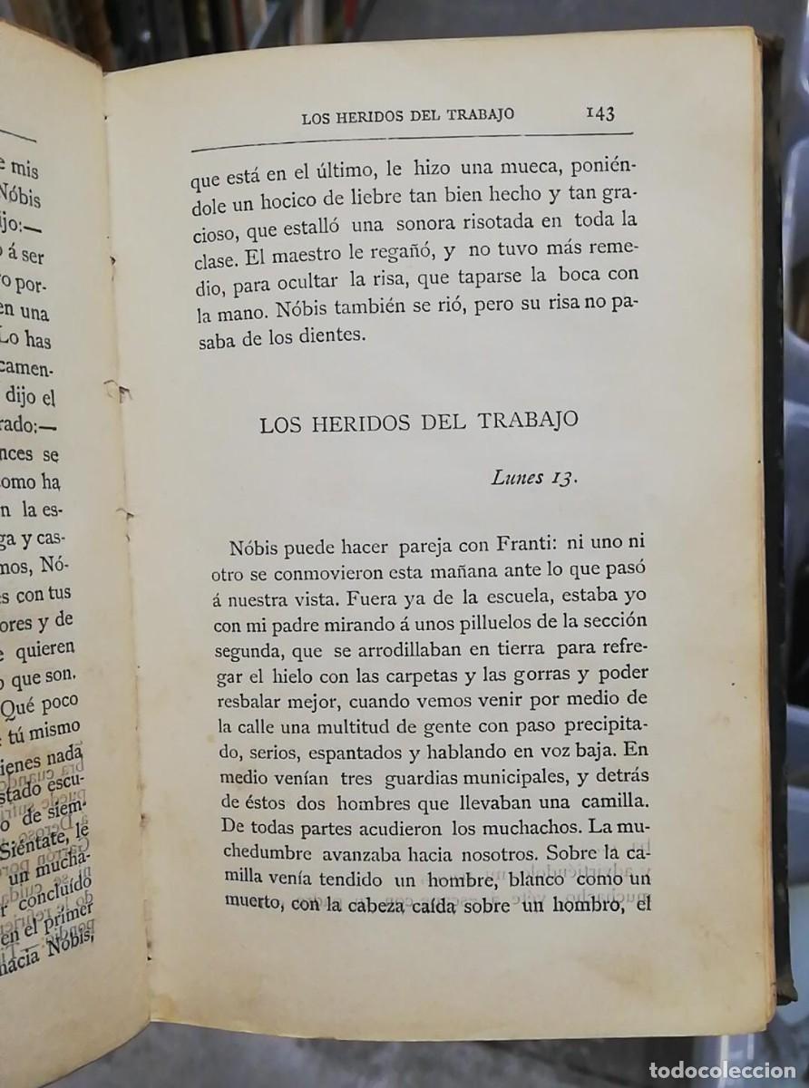 Libros antiguos: 1887. CORAZON. DIARIO DE UN NI&Ntilde;O. AMICIS - Foto 6