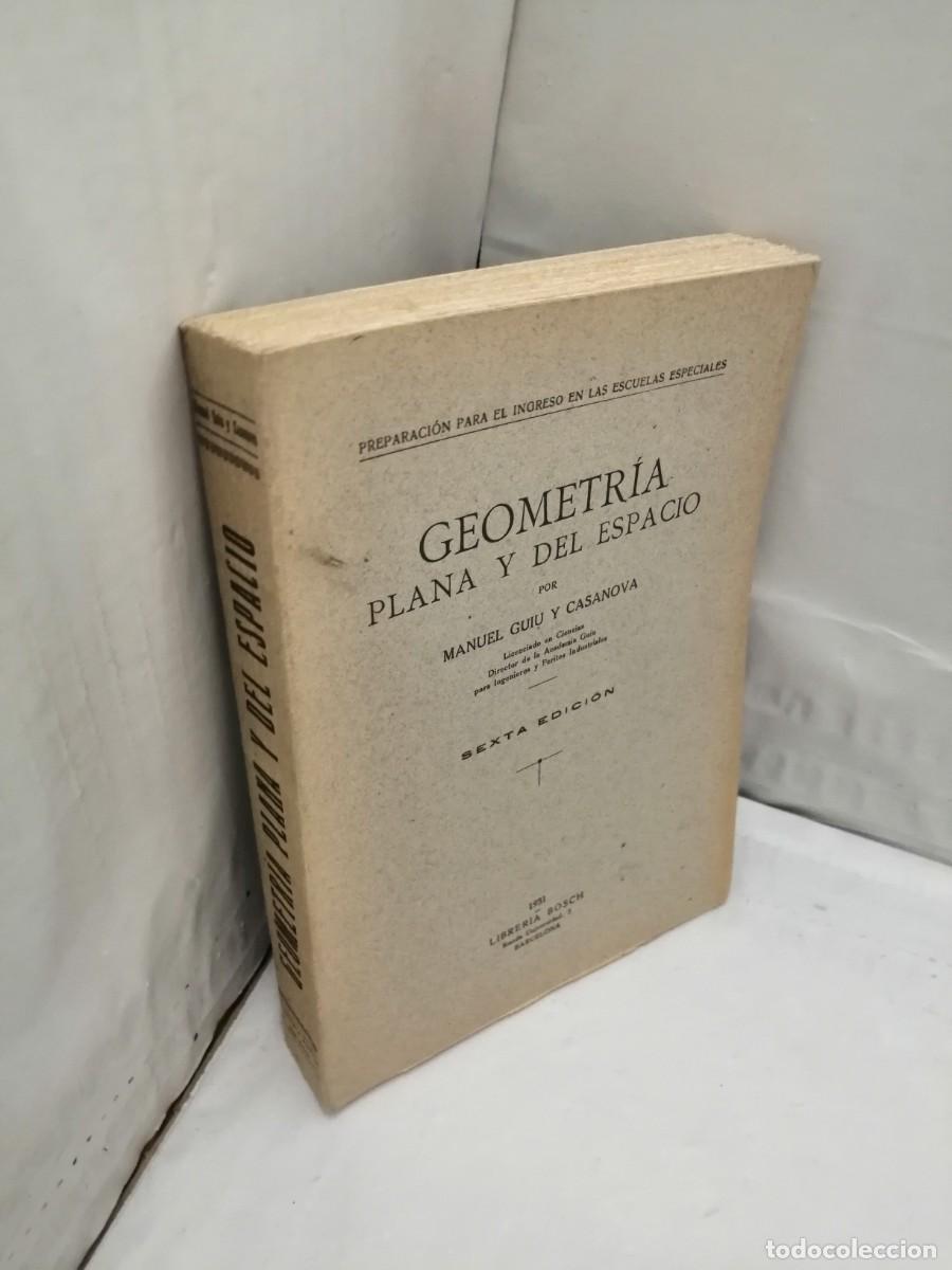 Libros antiguos: Geometr&iacute;a plana y del espacio (Sexta edici&oacute;n 1931) - Foto 4
