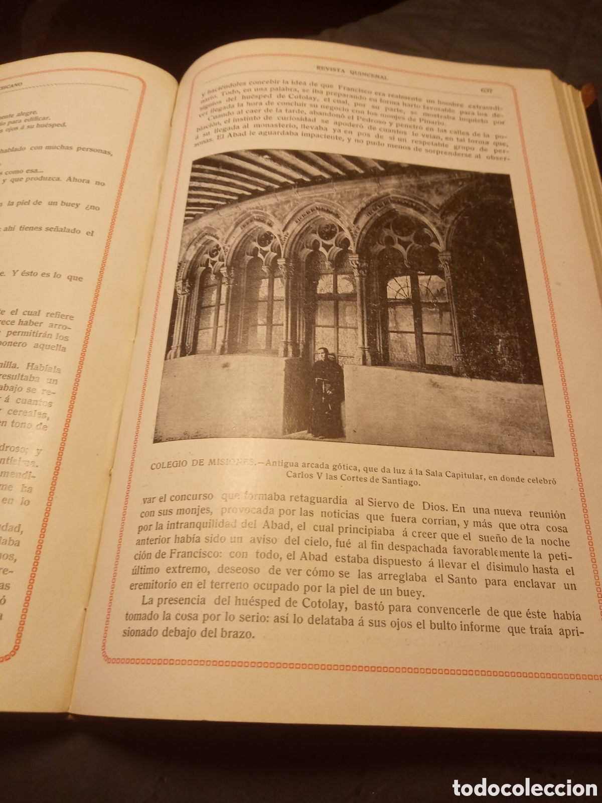 Libros antiguos: 1909 Almanaque Serafico-Antoniano - Foto 4