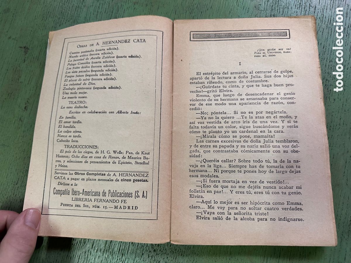 Libros antiguos: EL PLACER DE SUFRIR / A HERNANDEZ CAT&Aacute; - 1929 - Foto 5