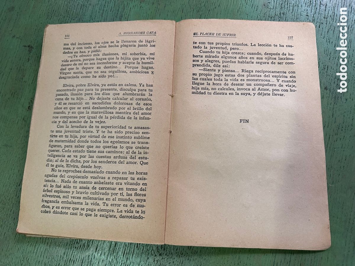 Libros antiguos: EL PLACER DE SUFRIR / A HERNANDEZ CAT&Aacute; - 1929 - Foto 7