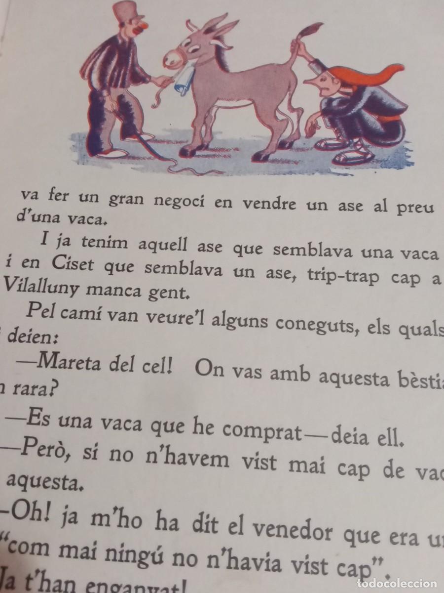 Libros antiguos: Historia explicada per mixel.La vaca de Vilalluny . - Foto 4