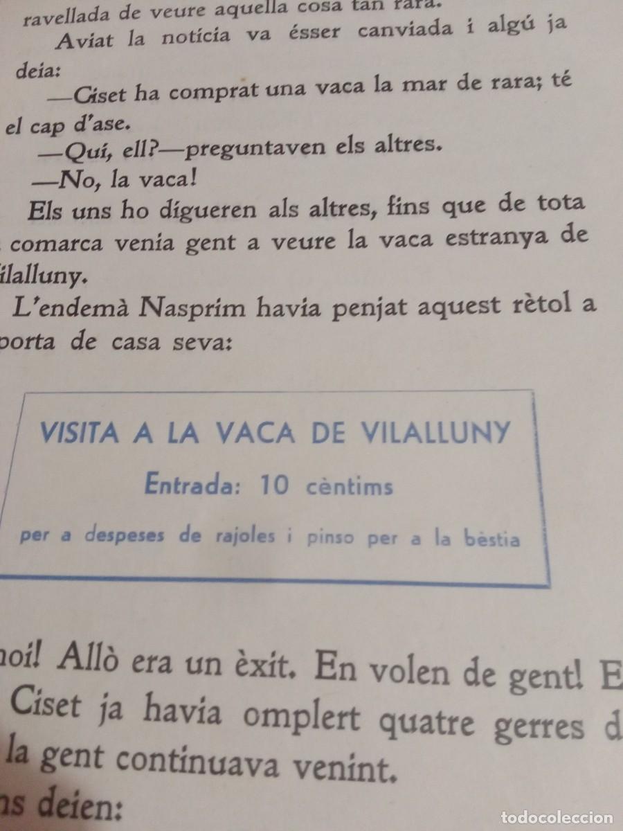 Libros antiguos: Historia explicada per mixel.La vaca de Vilalluny . - Foto 5