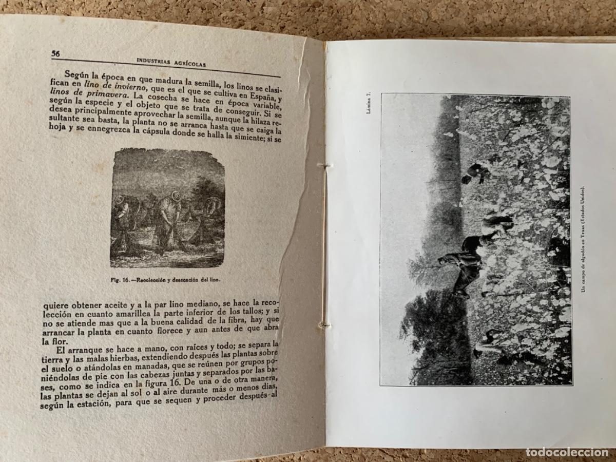 Libros antiguos: Las industrias Agr&iacute;colas ( Bols 25) - Foto 5