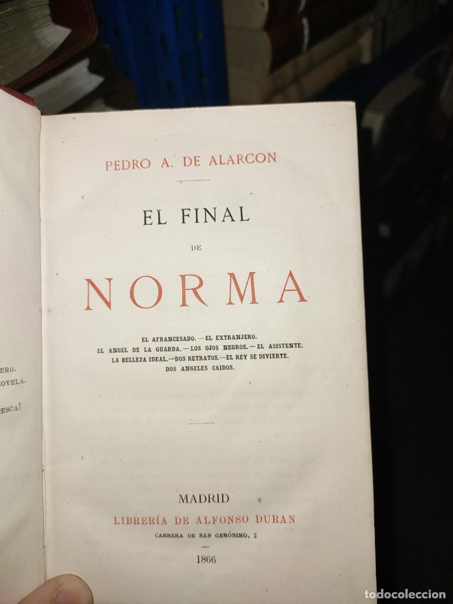 Libros antiguos: MAS NOVELAS. ALARCON. 1866 - Foto 2