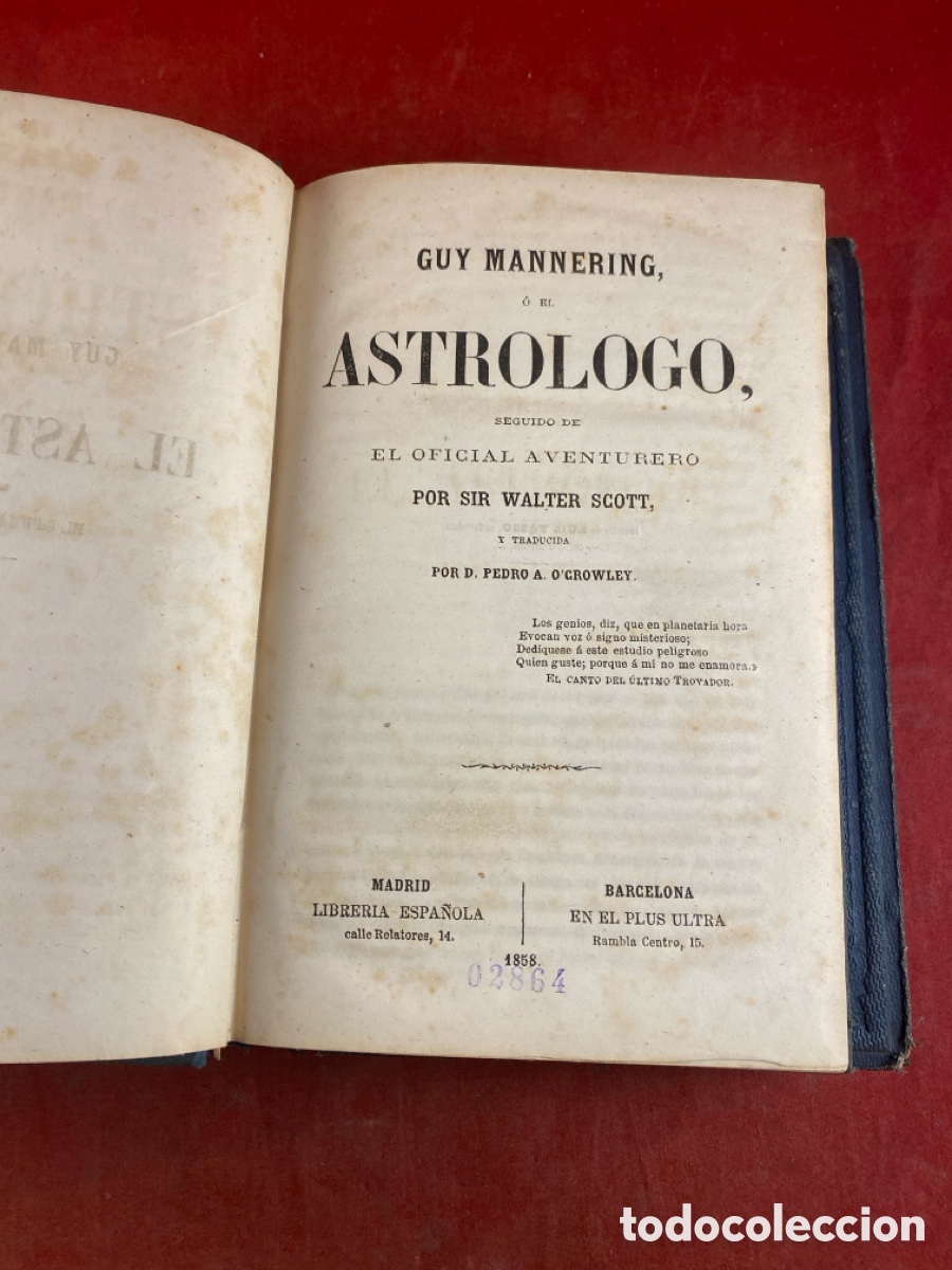 Libros antiguos: EL ASTR&Oacute;LOGO - Foto 2
