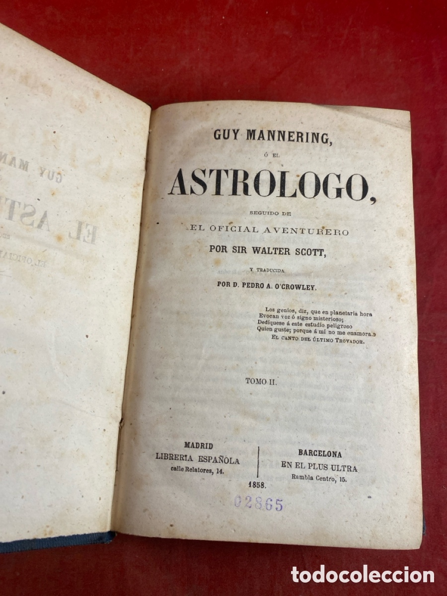 Libros antiguos: EL ASTR&Oacute;LOGO - Foto 6