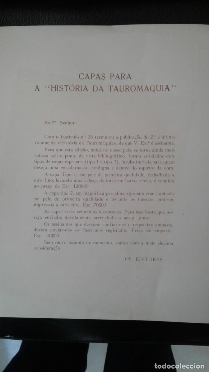 Libros antiguos: Historia de las corridas en Portugal - Foto 4