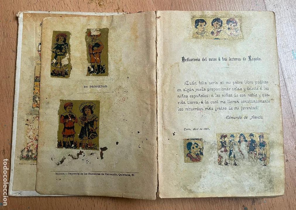 Libros antiguos: CORAZON diario de un ni&ntilde;o Amicis - Foto 3