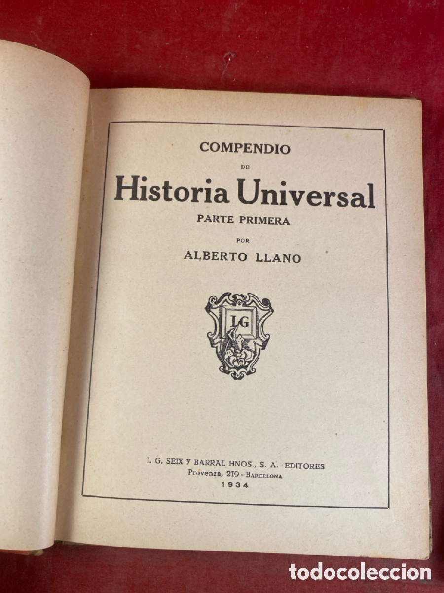 Libros antiguos: Compendio de historia universal - Foto 2