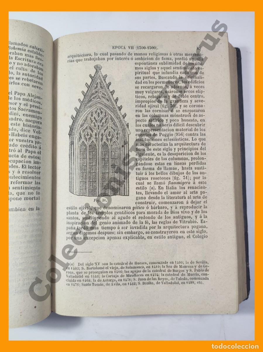 Libros antiguos: Compendio de Historia Eclesiastica General. Tomo 2&ordm; - Francisco de Asis Aguilar - Foto 4