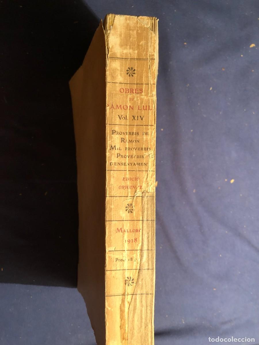 Libros antiguos: RAMON LLULL: - PROVERBIS DE RAMON... - (1928) - Foto 1