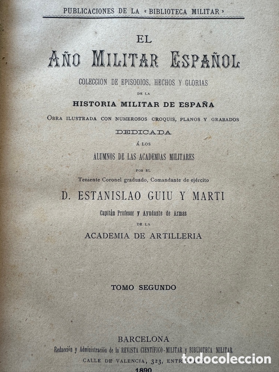 Libros antiguos: El a&ntilde;o Militar Espa&ntilde;ol (Tres tomos) - Foto 4