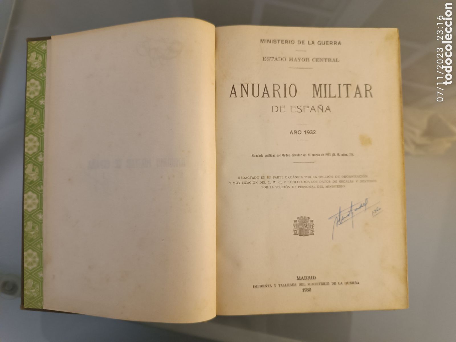 Libros antiguos: Anuario militar de Espa&ntilde;a 1932 - Foto 3